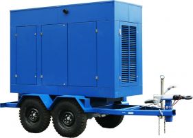 АД-500С-Т400-1РПМ16 на прицепе